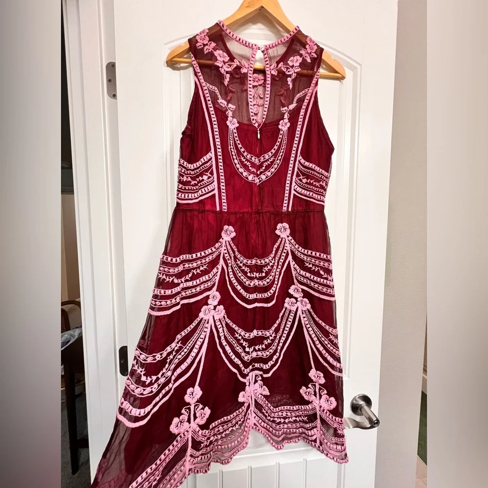 DYED BHLDN x Anthro Anissa White Silk Dress - Picture 5 of 9